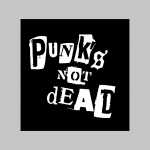 Punks not Dead  pánske tričko (nie mikina!!) s dlhými rukávmi vo farbe " metro " čiernobiely maskáč gramáž 160 g/m2 materiál 100%bavlna